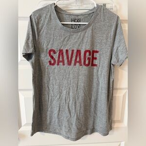 Modern Lux Gray Graphic Tee